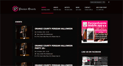 Desktop Screenshot of persianevents.net